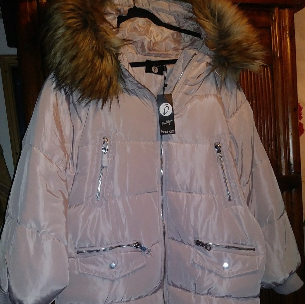 "Boohoo" Longline padded Parka💖